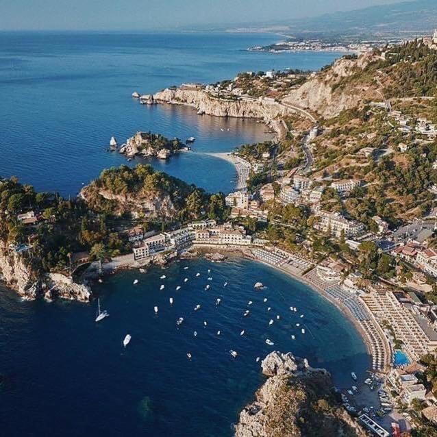 Вилла La Prua Таормина Экстерьер фото